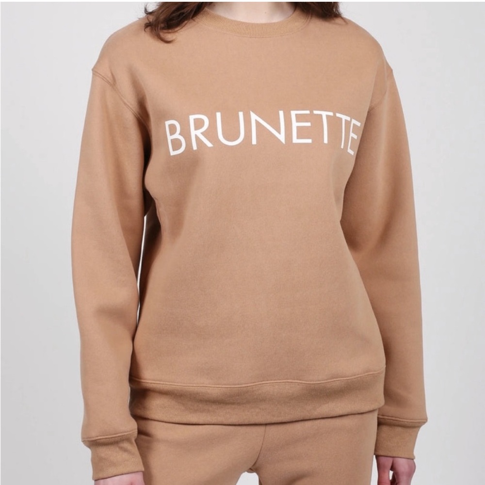 BTL Brunette Core Crewneck Caramel sundae Size XS/S